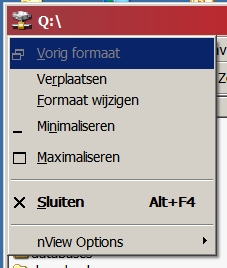 picture of the Dutch system menu picture of the Dutch system menu